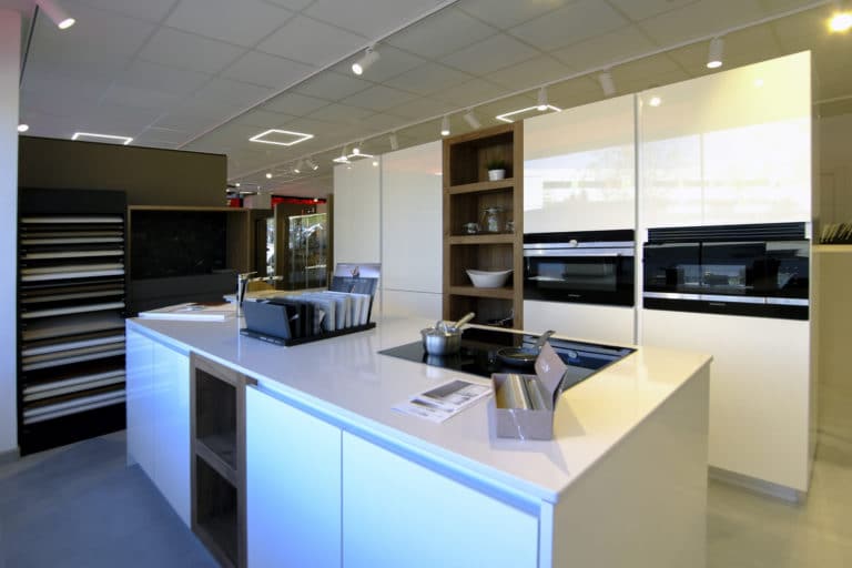 Cocina en la exposición de Comercial Campodarve